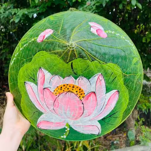 Nón lá Sen Huế họa tiết Sen hồng